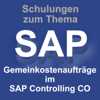 SAP CO Gemeinkostenaufträge im SAP Controlling CO