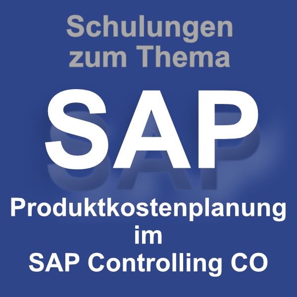 SAP CO Produktkostenplanung im SAP Controlling
