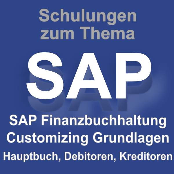 SAP FI Finanzbuchhaltung Customizing Grundlagen Hauptbuch, Debitoren, Kreditoren
