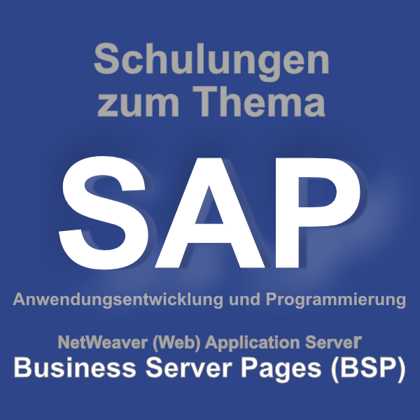 SAP SAP NetWeaver (Web) Application Server - Business Server Pages (BSP)